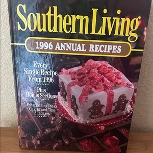 Southern Living 1996 Annual Recipes Cookbook - Yellow and Red Accents